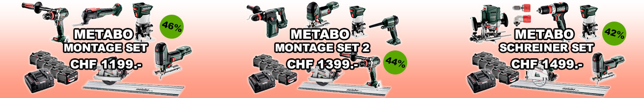 Metabo Montage & Schreiner Set