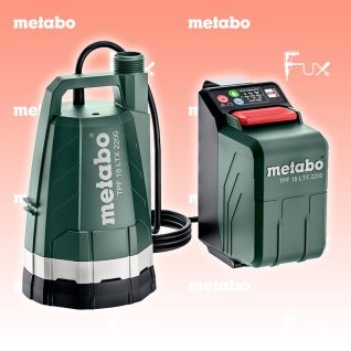 Metabo TPF 18 LTX 2200 Akku Tauch- und Regenfasspumpe