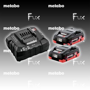 Metabo Basis-Set  4.0 Ah LiHD 2x Akkupack BLACK