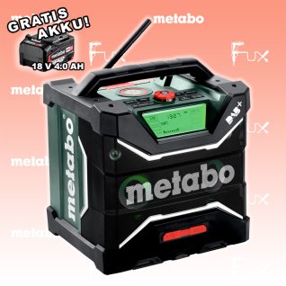 Metabo RC 12-18 32W BT DAB+ Akku-Baustellenradio