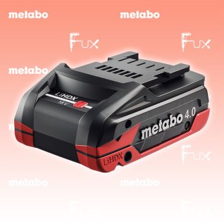 Metabo 18 V, 4.0 Ah Akkupack (LiHDX Akkus)